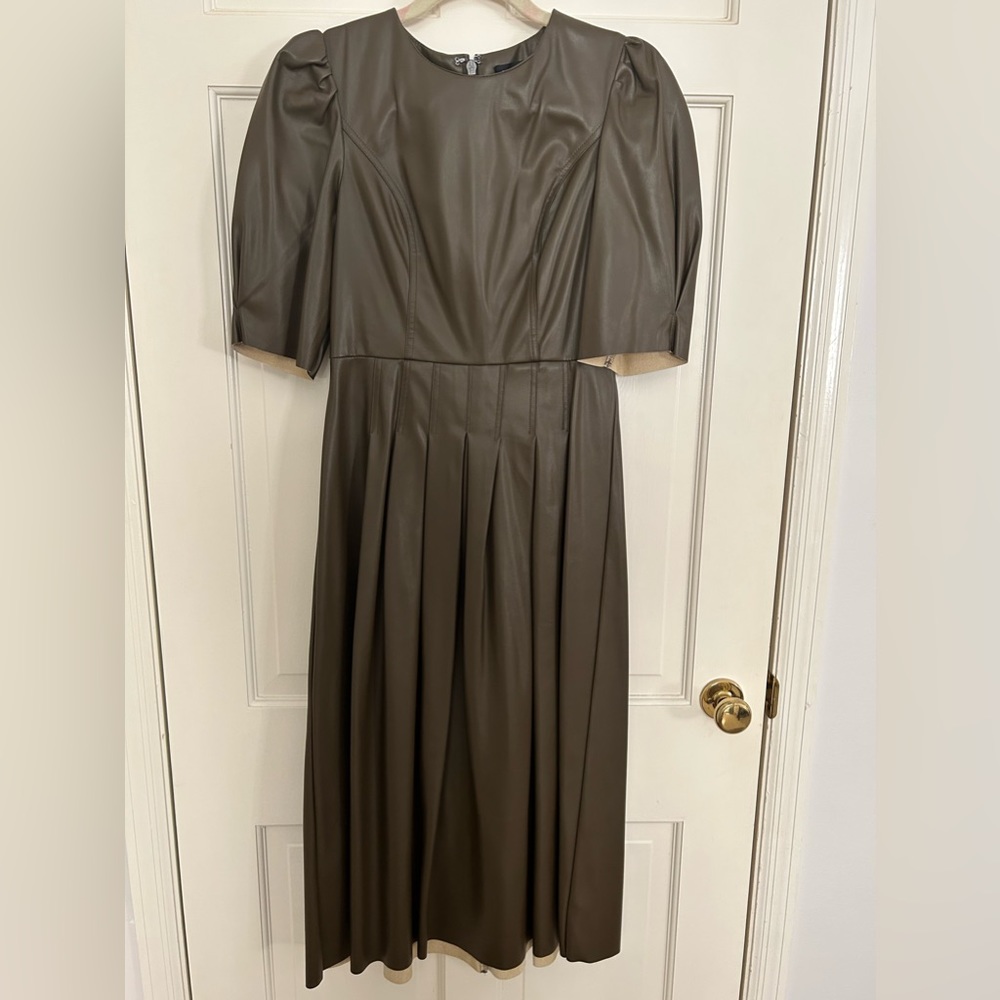 En Saison Vegan Leather Dress
